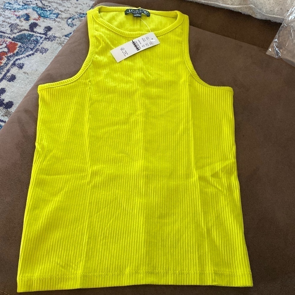 J Crew New favorite tank top in vintage rib BH925
